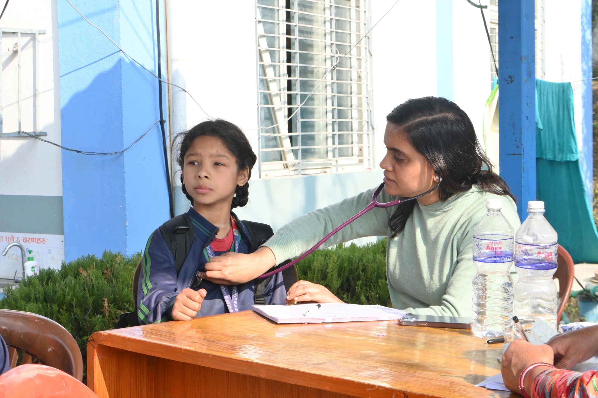 Young adult learning vocational skills